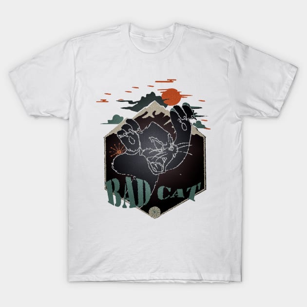 bad cat evil face T-Shirt by jaml-12